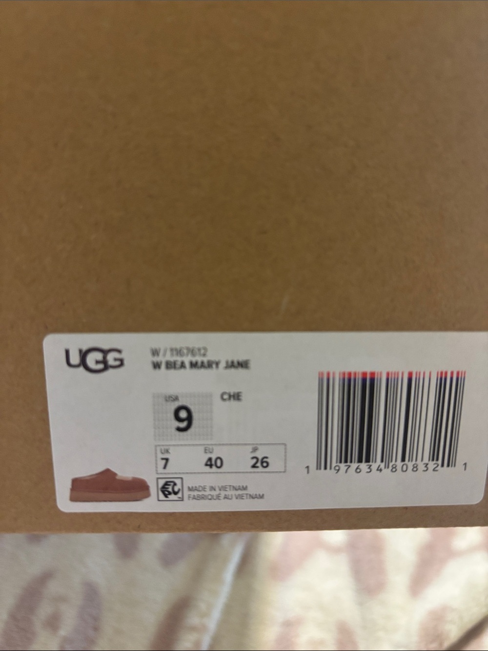 UGG W BEA MARY JANE SZ9 - Picture 6 of 6